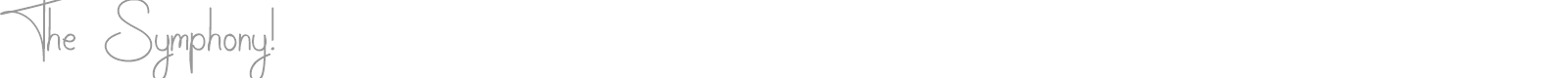 The Symphony! font preview